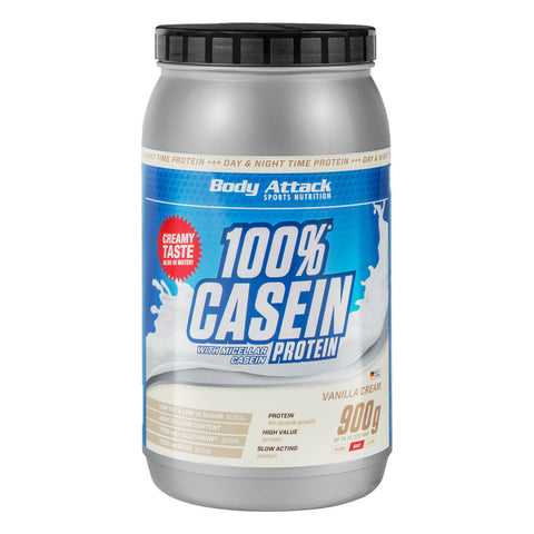 Body Attack 100% Casein Protein (900g) Hazelnut Cream