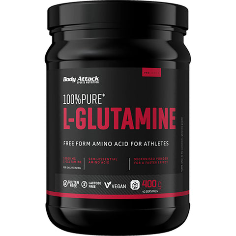 Body Attack 100% Pure L-Glutamine (400g)