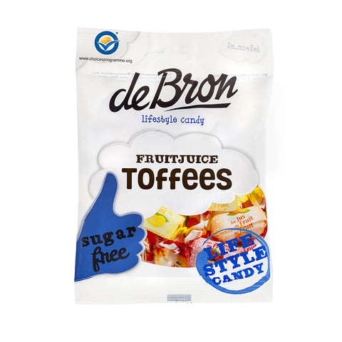 de Bron Fruitjuice Toffees (90g)