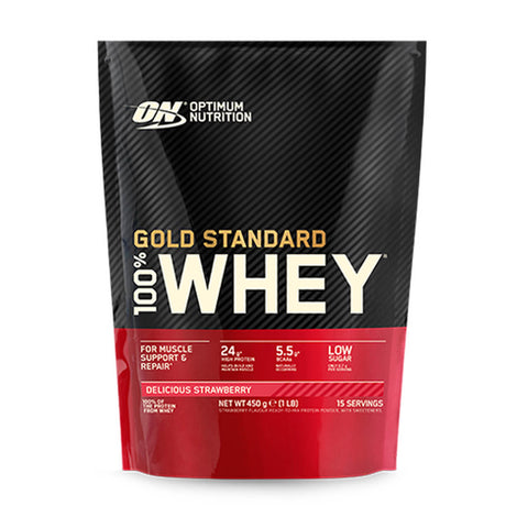 Optimum Nutrition 100% Whey Gold Standard (450g) Delicious Strawberry