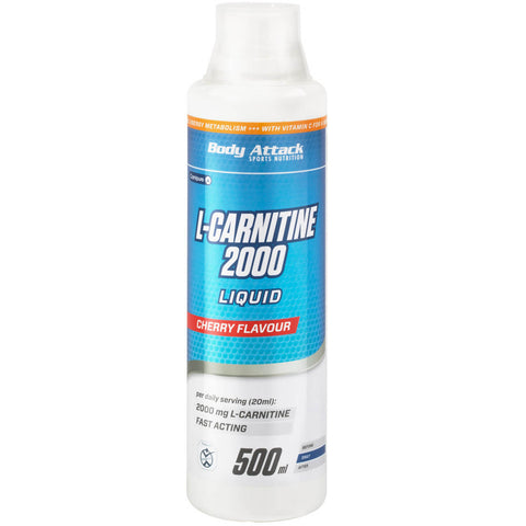 Body Attack L-Carnitine Liquid 2000 (500ml) Cherry