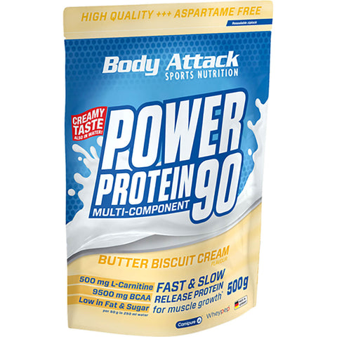 Body Attack Power Protein 90 (500g) Apricot-Maracuya Cream