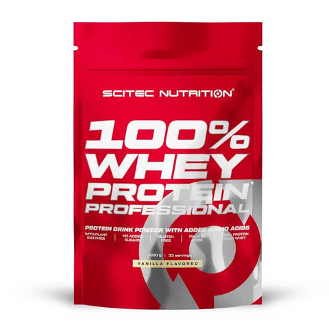 Scitec Nutrition 100% Whey Protein Prof. (1000g) Erdbeere