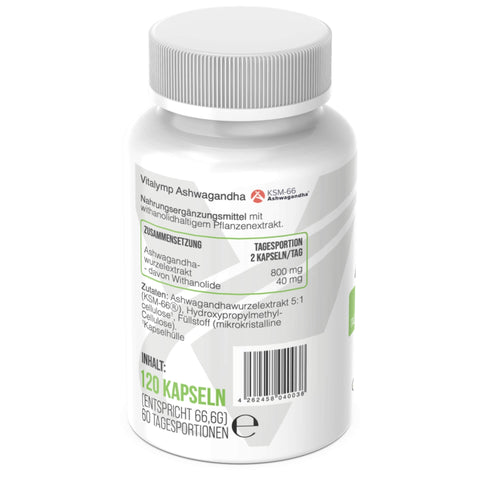 Vitalymp ashwagandha Inhalt