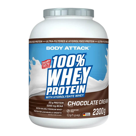 Body Attack 100% Whey Protein (2300g) Vanilla