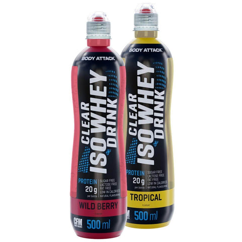 Body Attack Clear Iso Whey Drink (500ml) Tropical