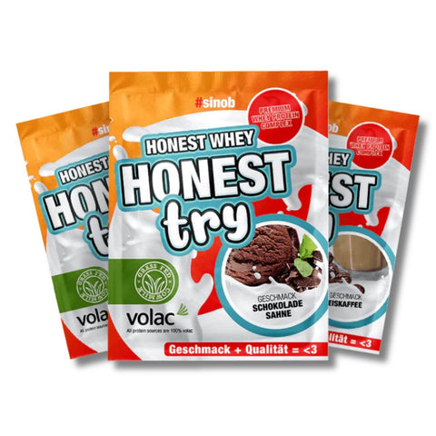 #Sinob Honest Whey+ Try (450g) Triple Chocolate Shock
