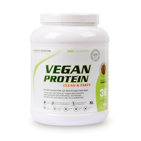 SRS Fit&Health Vegan Protein (900g) Schokolade-Nuss