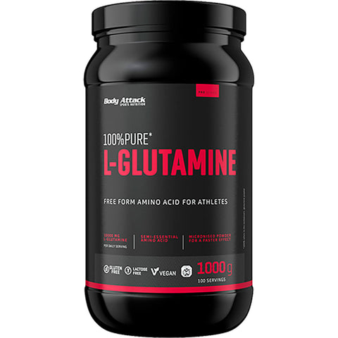 Body Attack 100% Pure L-Glutamine (1000g)