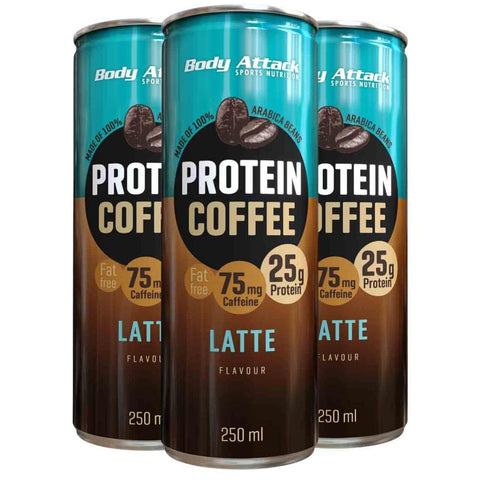 Body Attack Protein Coffee (250ml) Latte