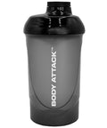 Body Attack Protein Shaker (600ml) Red-White