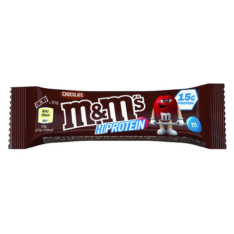 M&M Hi-Protein Bar (51g) Chocolate