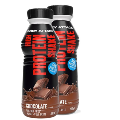Body Attack High Protein Shake (500ml) Schoko-Karamell