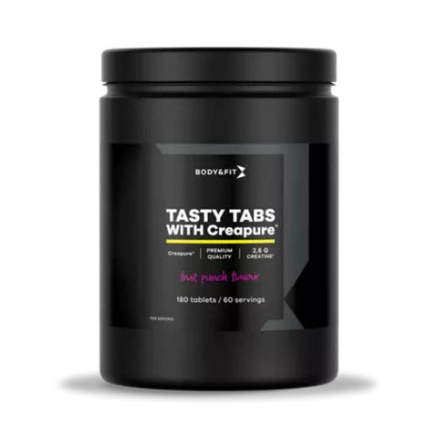 Body&Fit Creapure Tasty Tabs (180 Tabletten) Fruit Punch