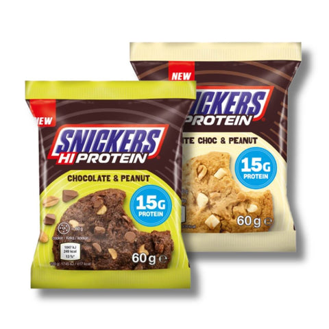 Snickers Hi-Protein Cookie (60g) White Choc & Peanut