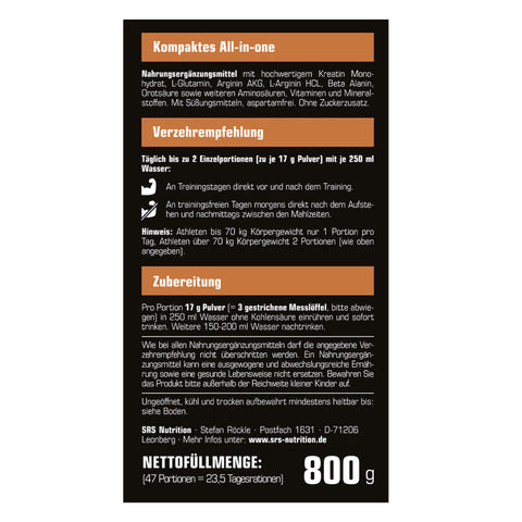 SRS Nutrition Cell Blast (800g)