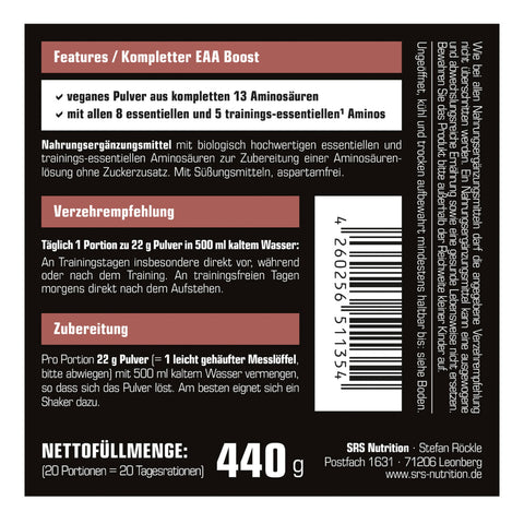 SRS Nutrition EAA Complete (440g)