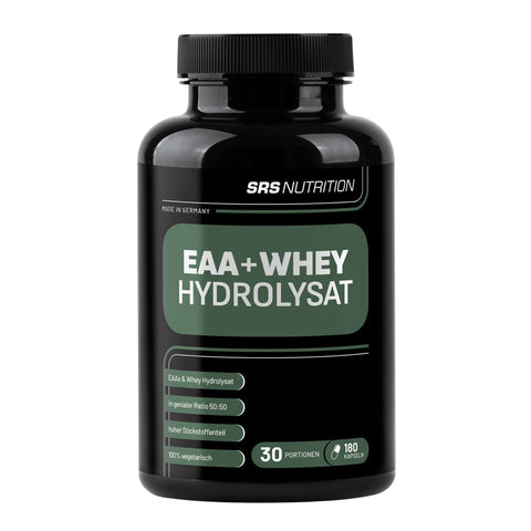 SRS Nutrition EAA + Whey Hydrolysat (180 Kapseln)