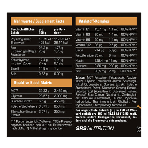 SRS Nutrition Geistesblitz (210g)