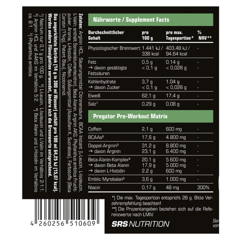 SRS Nutrition Pregator (448g)
