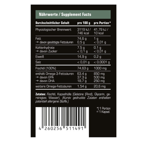 SRS Nutrition Omega 3 (120 Kapseln)