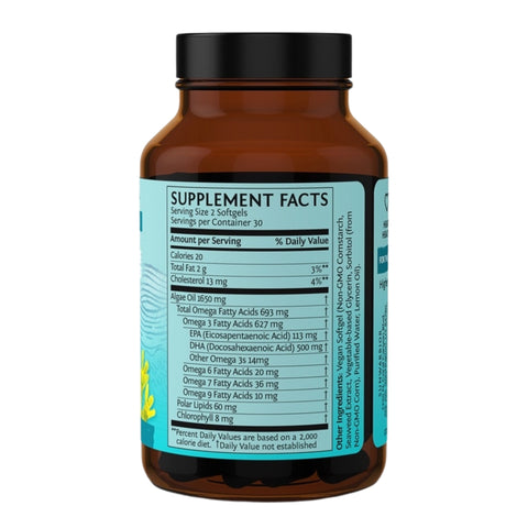Sunwarrior Omega-3 Vegan DHA+EPA (60 Softgels)