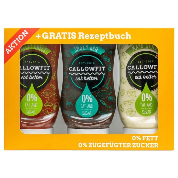 Callowfit Saucen 3er Pack (3x300ml)