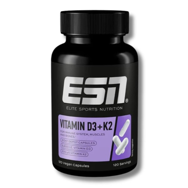 ESN Vitamin D3+K2 (120 Kapseln)