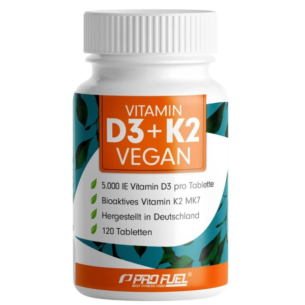Profuel Vitamin D3+K2 (120 Tabletten)