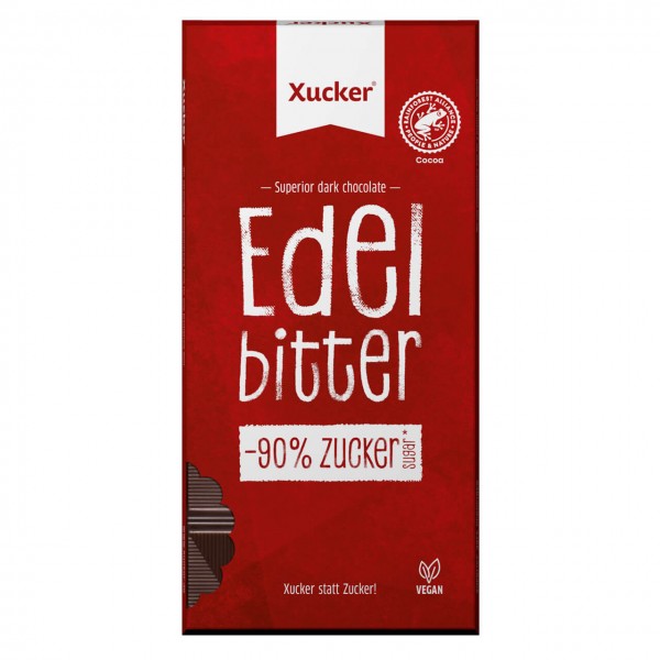 Xucker Xylit-Schokolade Edelbitter (80g)