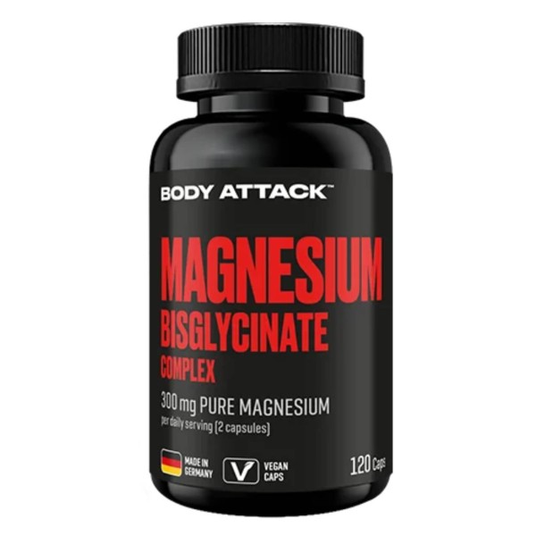 Body Attack Magnesium Bisglycinate (120 Kapseln)