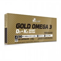 Olimp Gold Omega 3 D3+K2 (60 Kapseln)