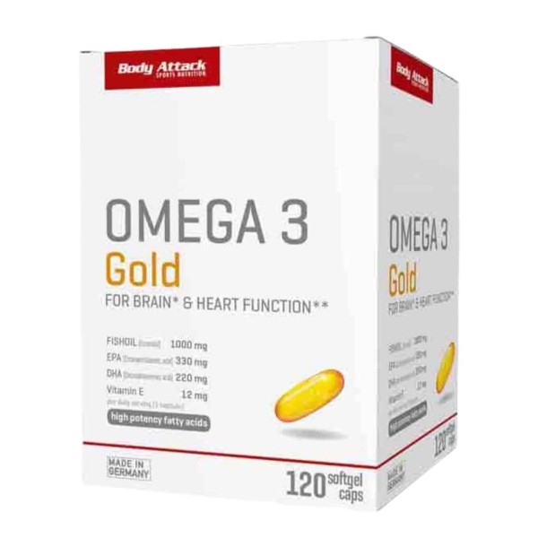 Body Attack Omega 3 Gold (120 Kapseln)