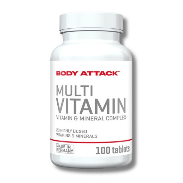 Body Attack Multi Vitamin (100 Tabletten)