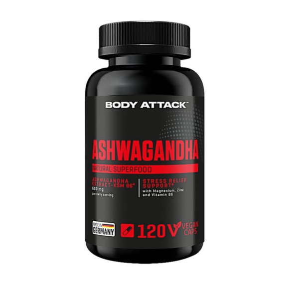 Body Attack Ashwagandha (120 Kapseln)