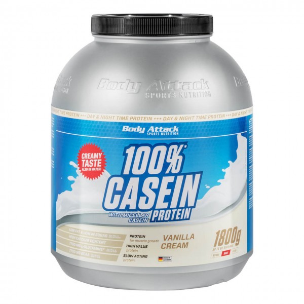 Body Attack 100% Casein Protein (1800g)
